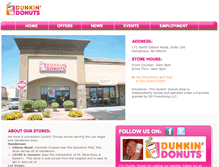 Tablet Screenshot of lvdonuts.com
